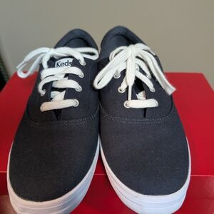 Keds Kids Navy Canvas Sneakers